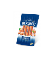 Virtos rūkytos kiaulienos dešrelės BERLINKI, II r., 250 g