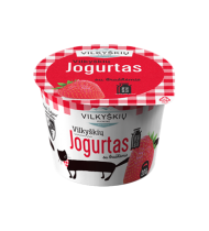 VILKYŠKIŲ jogurtas su braškėmis, 3,6% rieb., 200 g