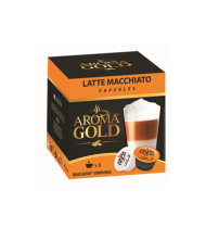 Kavos kapsulės AROMA GOLD LATTE MACCHIATO, 193,6 g