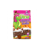 Kakaviniai rutuliukai DINO CHOCO BALLS, 200 g