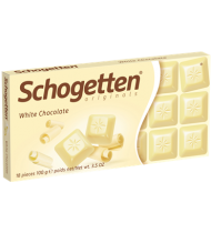 Baltasis šokoladas SCHOGETTEN WHITE CHOCOLATE, 100 g