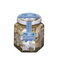 Sūrio kūbeliai su prieskoniais SIRTAKIS, 45% rieb. s. m., 300 g