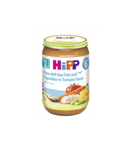Makaronai HIPP su jūros žuvimi ir daržovėmis (nuo 12 mėn.), 220 g