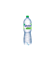 Lengvai gazuotas natūralus mineralinis vanduo AKVILĖ, 1,5 L